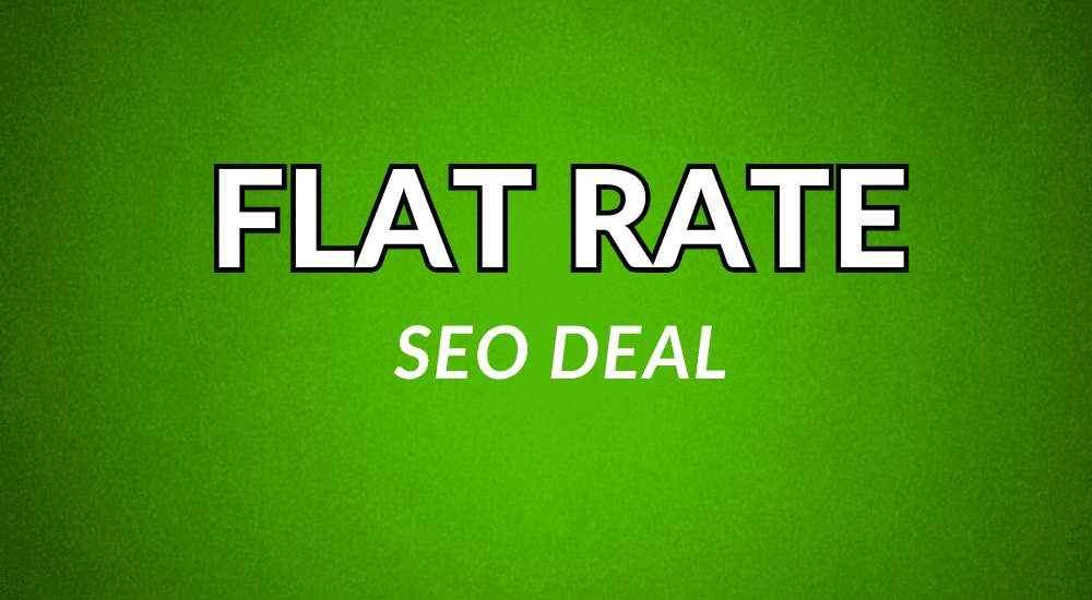 Flat Rate SEO