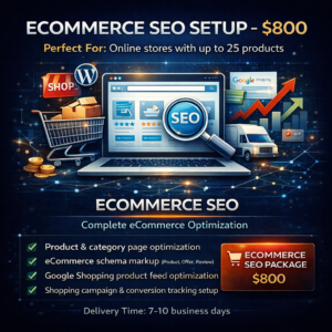 eCommerce SEO Setup